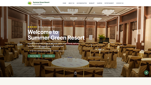 Summergreen Desktop View